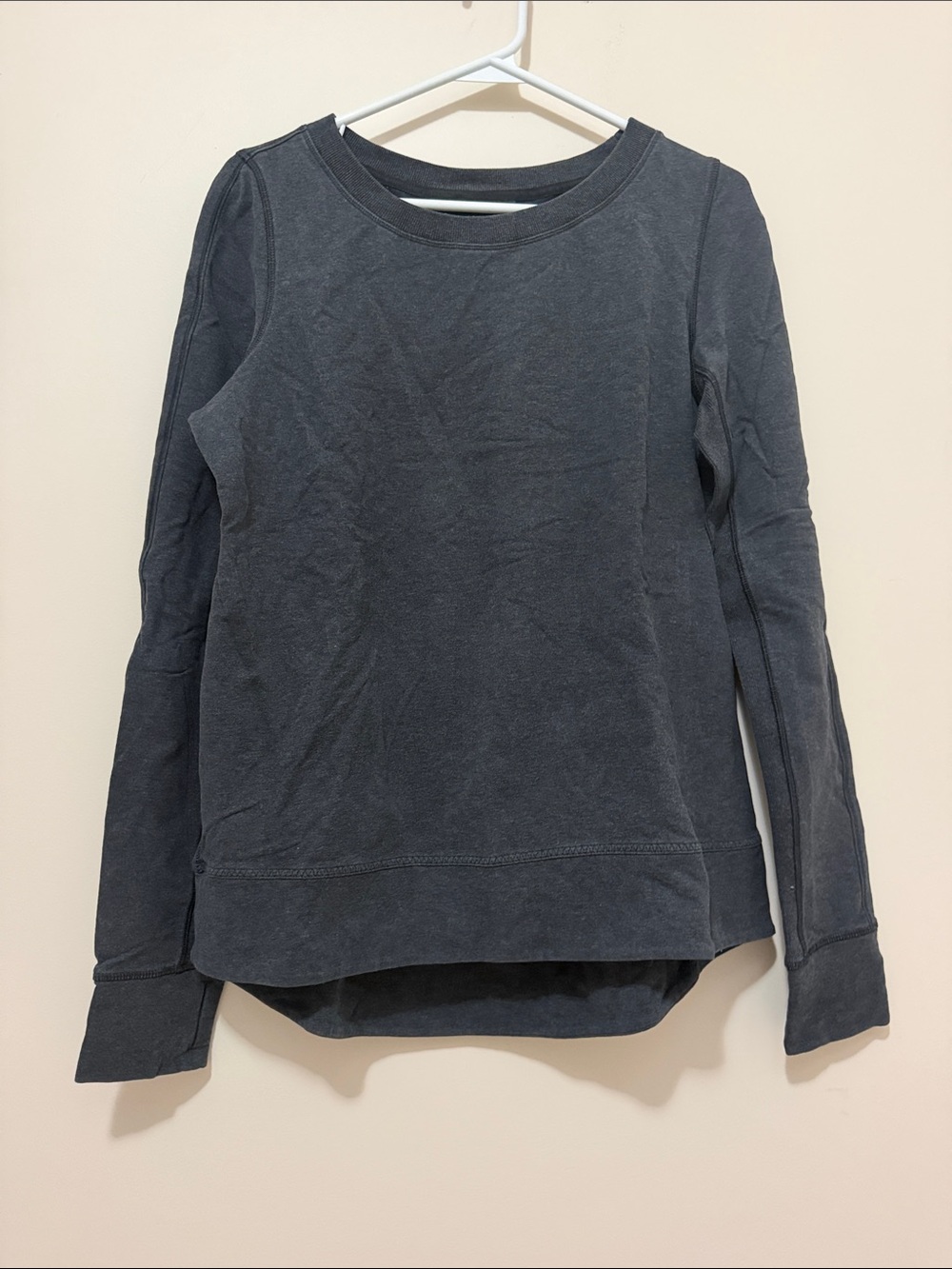 lululemon athletica Charcoal Gray Crewneck Sweatshirt